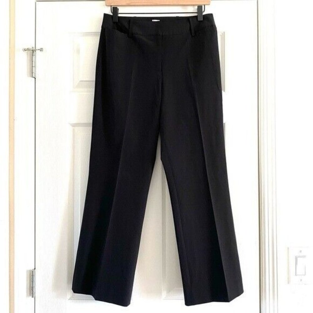 Karen Millen High Rise Wide Leg Dress Pants Black Womens Size 6